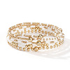 Gold Beaded Bracelet Set Summer 2025 Stylish and Versatile Five-Piece Jewelry Collection AJ2042-10-1