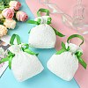 Cloth High Jacquard Flower Sugar Gift Drawstring Bags with Handle ST-CJ0004-01D-5