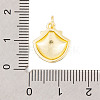 Rack Plating Brass Enamel Pendants KK-P269-09G-01-3