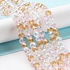 Glass Beads Strands EGLA-A034-M6mm-23-1
