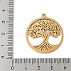 304 Stainless Steel Pendants STAS-V016-11G-3
