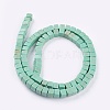 Synthetic Turquoise Beads Strands TURQ-G108-4x4mm-03-2