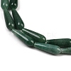 Natural Green Aventurine Teardrop Beads Strands G-E329-31-5