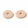 Flat Round Handmade Polymer Clay Beads CLAY-R067-12mm-53-6