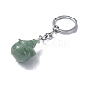 Natural Green Aventurine Keychains KEYC-P011-04P-06-2