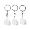 Natural Quartz Crystal Keychains KEYC-P011-04P-11-2