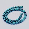 Synthetic Turquoise Beads Strands X-G-F531-8mm-J01-4