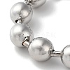 Rack Plating Brass Ball Chain Bracelets BJEW-G676-01E-P-2