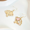 Alloy Enamel Dangle Earrings FS-WG5BF49-01-3