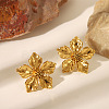 304 Stainless Steel Stud Earrings EJEW-Z114-01G-1