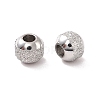 Non-Tarnish Textured 304 Stainless Steel Beads X-STAS-P306-01A-P-3