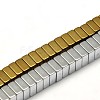 Electroplate Non-magnetic Synthetic Hematite Beads Strands G-I175-04-1