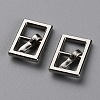 Mini Alloy Center Bar Buckles FIND-WH0135-34P-1