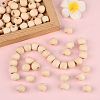 Natural Unfinished Wood Beads WOOD-PA0001-16C-4