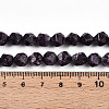 Dyed Natural Sesame Jasper Beads Strands G-T139-8mm-47K-5