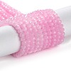 Baking Paint Imitation Jade Glass Bead Strands X-DGLA-A034-J4MM-A26-1
