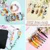 10Pcs Food Grade Eco-Friendly Silicone Focal Beads SIL-SZ0001-89A-6