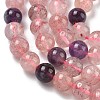 Natural Auralite Beads Strands G-Z139-A01-8mm-4