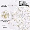 2 Bags 2 Colors Plastic Bead Garland Strand KY-NB0001-32-3