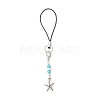 Marine Theme Alloy Mobile Straps HJEW-JM03443-4