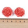 Synthetic Coral Carved Beads CORA-M001-02F-4
