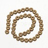 Electroplate Non-magnetic Synthetic Hematite Beads Strands G-F300-03B-F-3