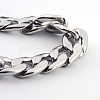 201 Stainless Steel Curb Chains  Necklaces NJEW-R063-31P-1