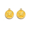 Golden Plated Alloy Enamel Charms LS-ENAM-Q437-13M-1
