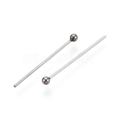 304 Stainless Steel Head Pins STAS-T065-20mm-20P-1