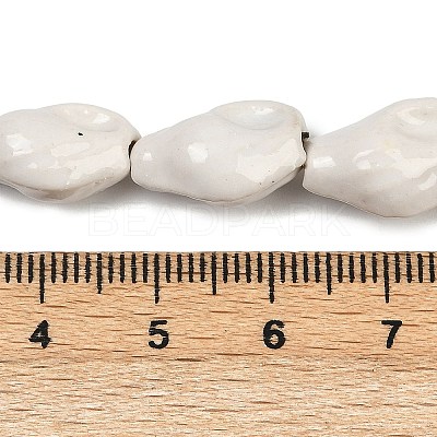 Ocean Series Handmade Porcelain Beads PORC-R002-04A-05-1
