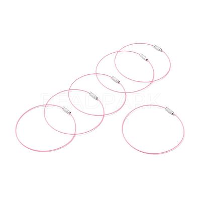 Steel Wire Bracelet Cord DIY Jewelry Making TWIR-R004-03-1