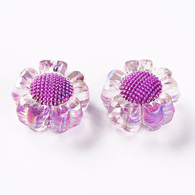 Transparent Acrylic Beads TACR-S152-10B-1