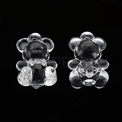 Transparent Acrylic Pendants TACR-S151-01B-205-1
