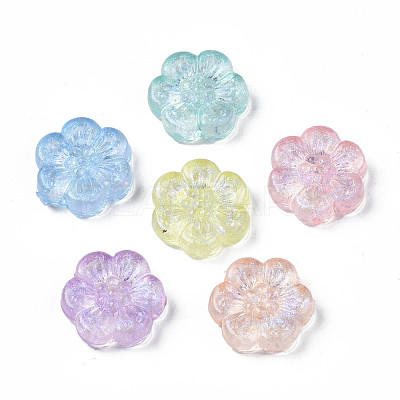 Transparent Acrylic Beads OACR-S028-142-1