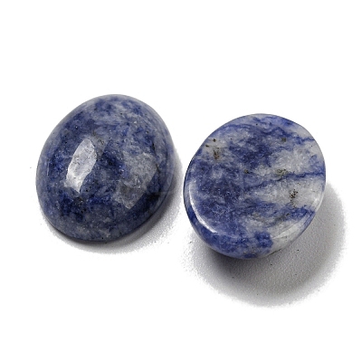 Natural Blue Spot Jasper Cabochons G-C115-01A-36-1