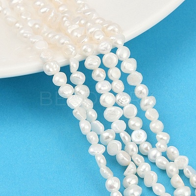 Natural Cultured Freshwater Pearl Beads Strands PEAR-P064-19D-09A-1
