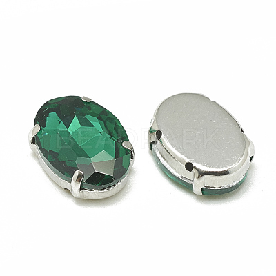 Sew on Rhinestone RGLA-T091-6x8mm-15P-1