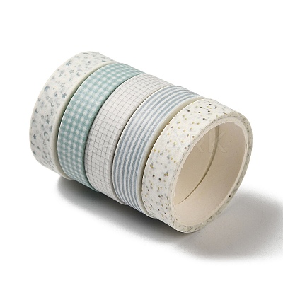 5 Roll 5 style Paper Decorative Adhesive Tapes TAPE-D001-01E-1