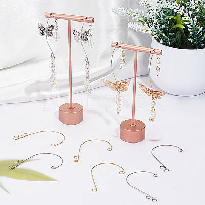 36Pcs 6 Styles 316 Stainless Steel Ear Cuff Findings STAS-SC0008-40-1