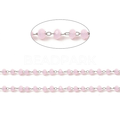 Glass Round Beaded Chain CHS-B003-01A-1