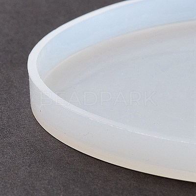 DIY Flat Round Cup Mat Silicone Molds X-DIY-E036-02-1