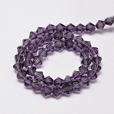 Transparent Glass Beads Strands LS-EGLA-A039-T4mm-D04-1