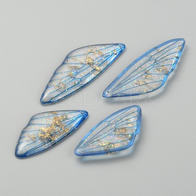 Transparent Resin Pendants RESI-TAC0004-24C-1
