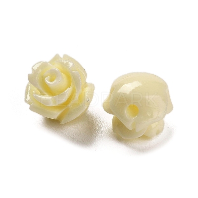 Synthetic Coral Carved Beads LS-CORA-H003-01B-12-1