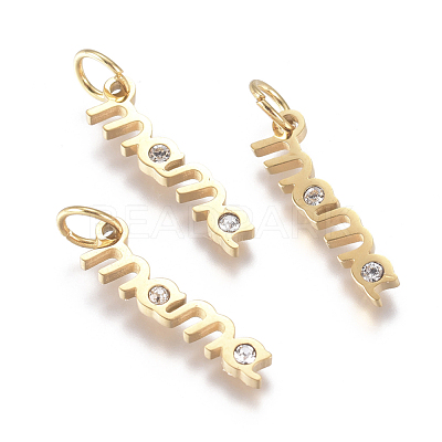 316 Surgical Stainless Steel Pendants STAS-L242-05G-1