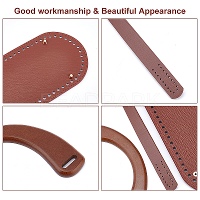 2Pcs Wood Bag Handles FIND-WR0001-43A-1