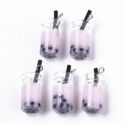 Glass Bottle Pendants LS-CRES-N017-03F-1