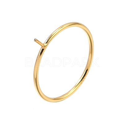 1/20 Yellow Gold Filled Stackable Rings Settings with Peg KK-Z116-01G-04-1