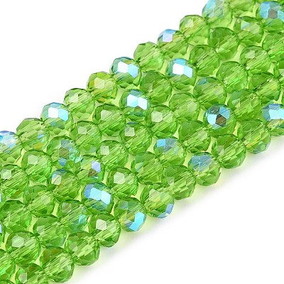Electroplate Glass Beads Strands EGLA-A044-T4mm-L11-1