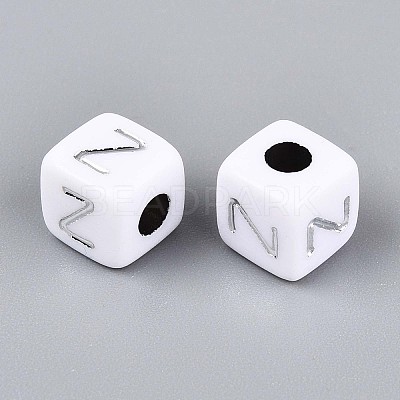 Opaque Acrylic Beads SACR-T035-03Z-1